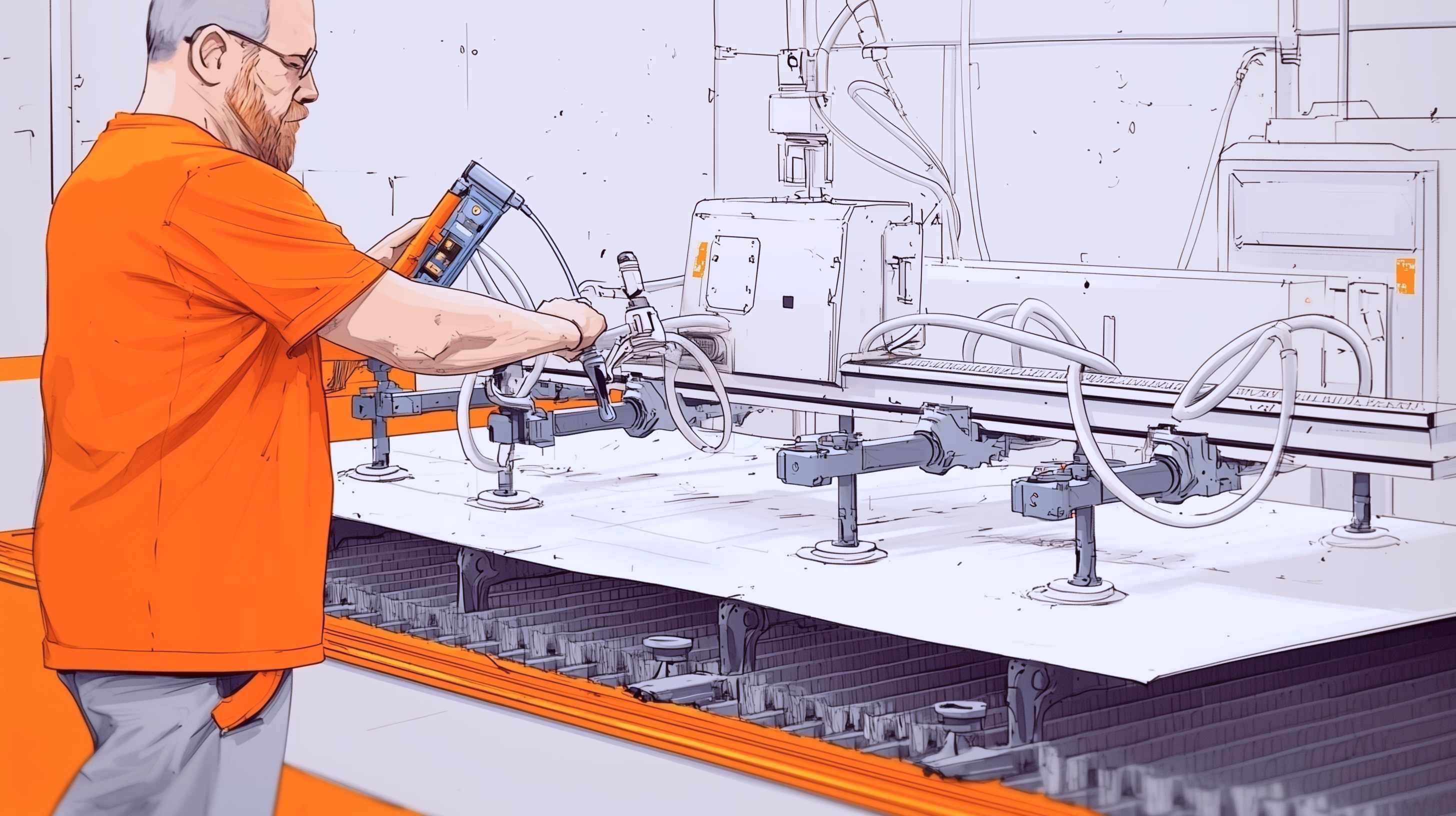 kti sekcja hero prezentacja technologii i przywitanie odbiorcy poszukujacego ciecie giecie wycinanie blachy na wymiar obrobka cnc laserem