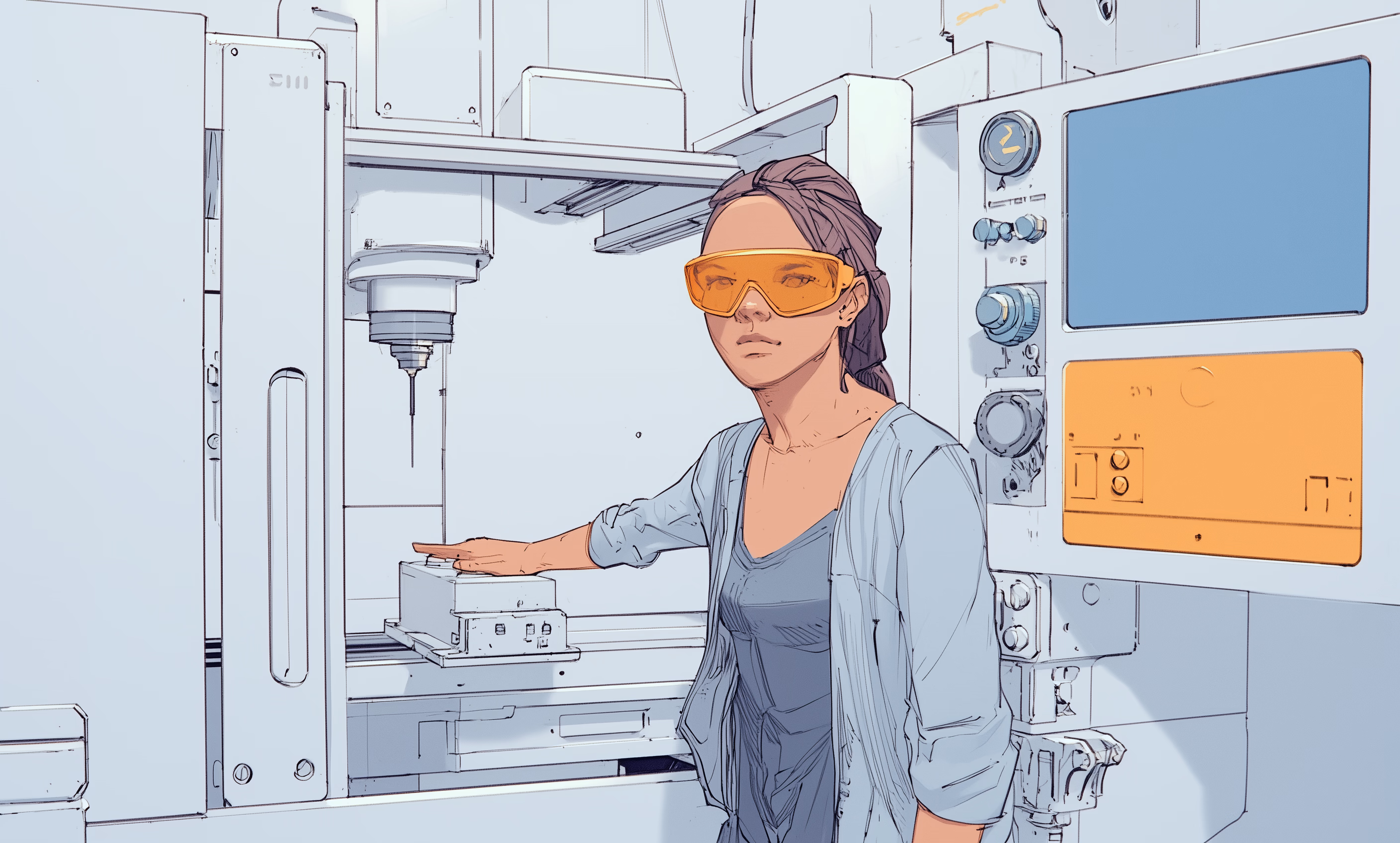 kti sekcja hero prezentacja technologii i przywitanie odbiorcy poszukujacego milling and turning cnc machining