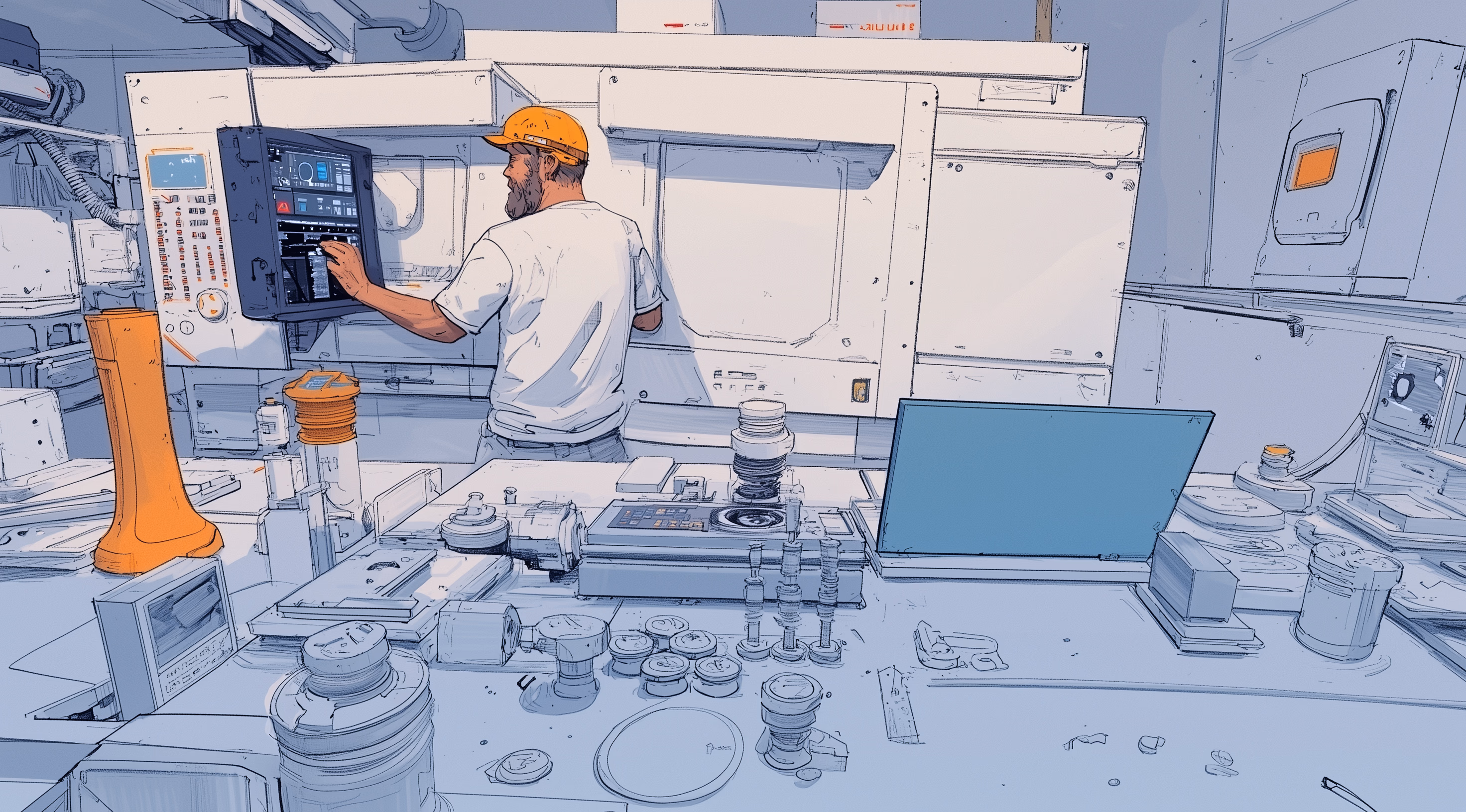 kti sekcja hero prezentacja technologii i przywitanie odbiorcy poszukujacego ciecie i obrobka skrawaniem cnc toczenie frezowanie aluminum